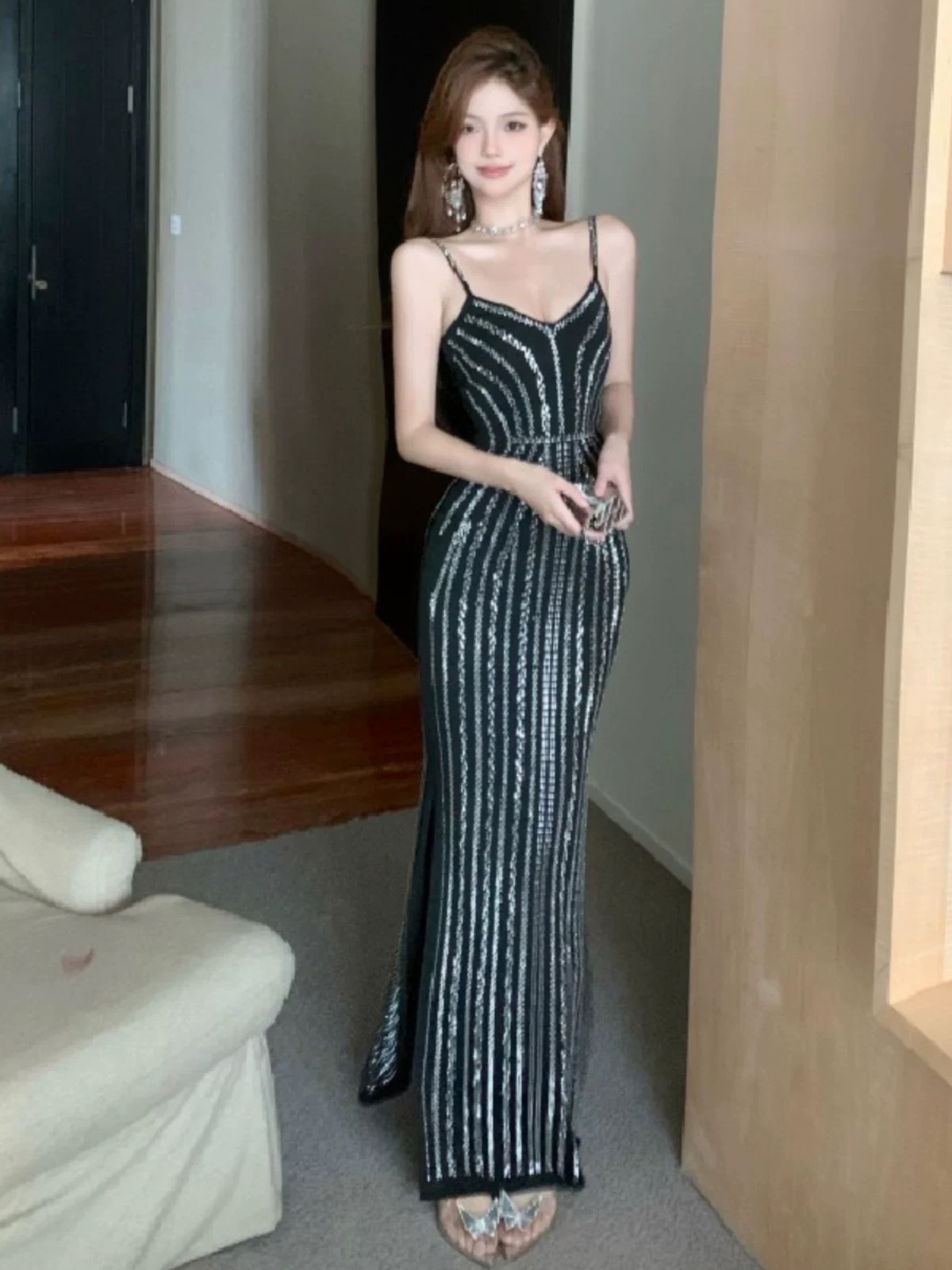 Mariel embellished dress FBC439 images